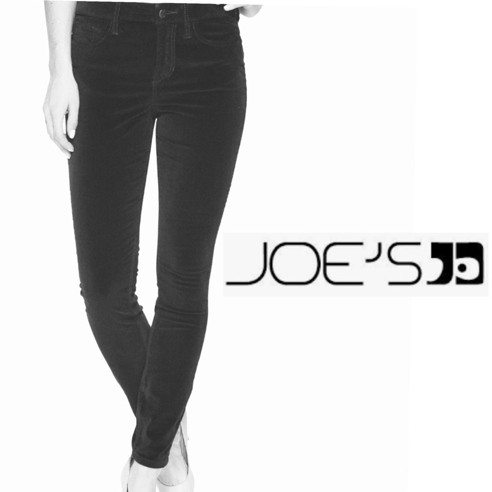 Joe's Jeans Dark Gray “Velvet” Chelsea Ultra Slim Fit Jeans Size 31